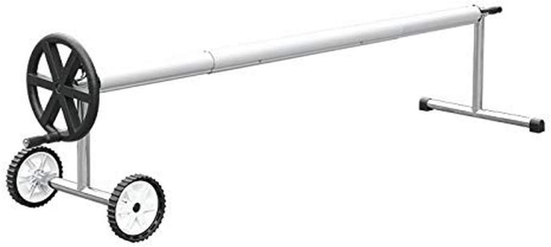 Sunheater SPAGCR1T Stainless Steel Solar Blanket Reel System for Inground Pools