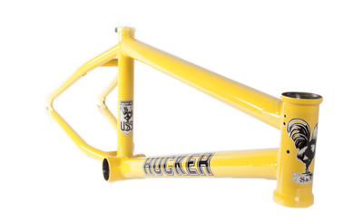 S&M BIKES RETRO YELLOW 20.75 MIKE HUCKER CLARK FRAME OLD SCHOOL HOLMES 20.75"