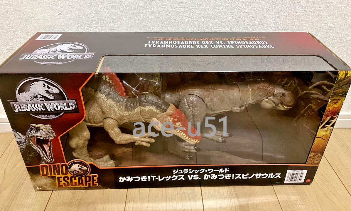 マテル ジュラシックワールド かみつき! T-レックス VS