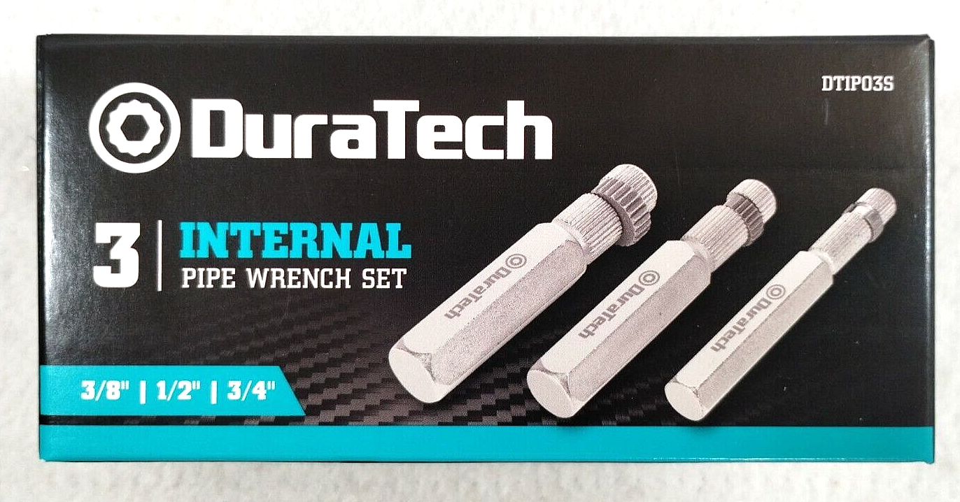 レオ Internal Pipe Wrench Set, Pipe Nipple Extractor Set, 3-Piece