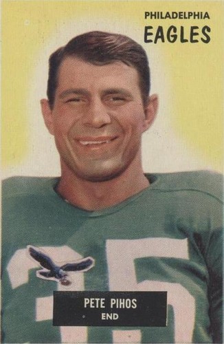 1955 Bowman Pete Pihos #10