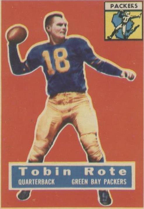 1956 Topps Tobin Rote #55