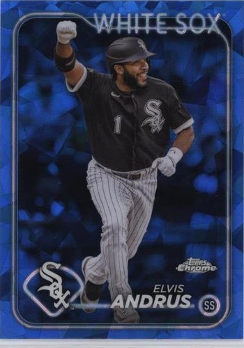 2024 Topps Chrome Sapphire Edition - Elvis Andrus #475