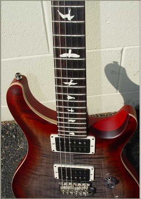 Beautiful PRS CE24 Satin Faded Cherry Burst Electric Guitar w Hard Case