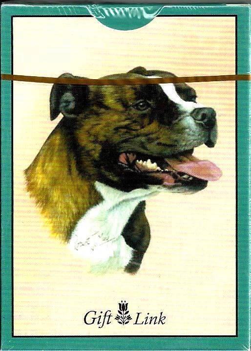 Dog Playing Cards Sealed Deck Staffordshire Bull Terrier Staffy 2006 Gift Link