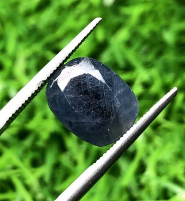 4.55ct natural blue sapphire untreated unheated from Afghanistan