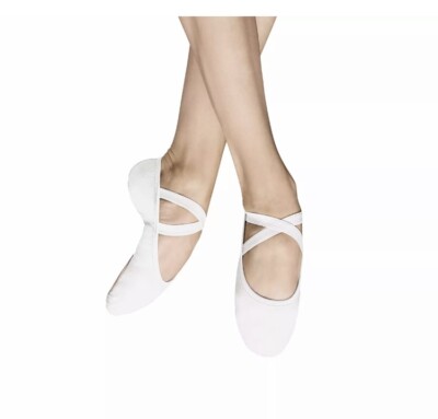 Bloch Girls' Performa Dance Shoe, White, 10 D US Little Kid