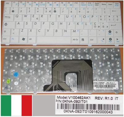 Keyboard Qwerty Italian ASUS EeePc EPC 900HA V100462AK1 0KNA-092IT01