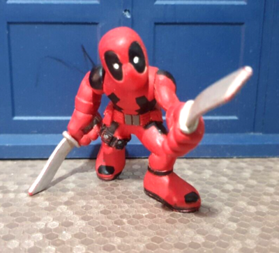 Imaginext Hasbro Marvel superhero squad Deadpool x men red action figure 7a