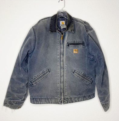 Gray carhartt best sale jacket