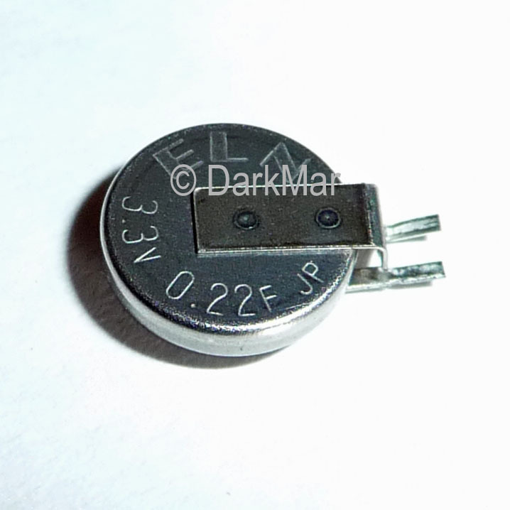 Goldcap Kondensatoren 0,1F 0,22F 0,33F 0,47F 1F 1,5F 5,5V - Foto 3