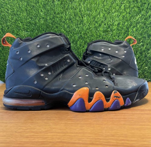 Nike Air Max Barkley Hyperfuse Black Orange Size 13 Sneakers