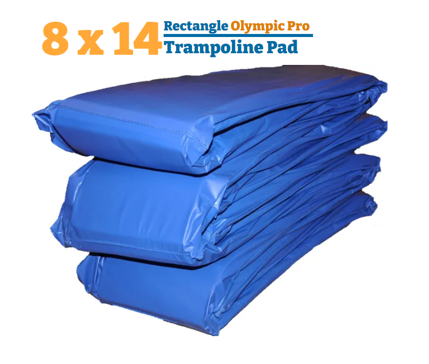 8' x 14' Olympic Rectangle Trampoline Pad - Rectangular Trampoline Pad Gym PVC