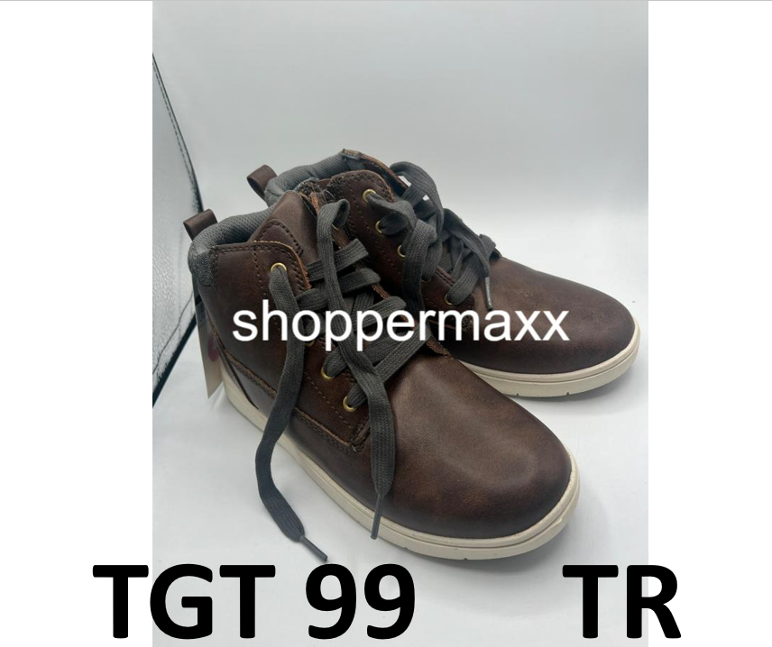 Boys' Hadley Slip-On Zipper Sneakers - Cat & Jack, Brown, SIZE 4