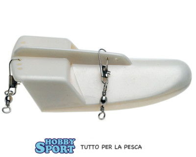 AFFONDATORE STIM BIANCO 50 GR  - IG 12 CM  PESCA TRAINA MARE BARCA SH645