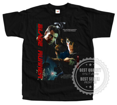 BLADE RUNNER v34 T-shirt Tee Movie Poster WHITE BLACK Shirt all sizes S to 5XL
