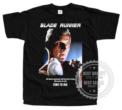 BLADE RUNNER v38 T-shirt Tee Roy Batty Poster BLACK Shirt sizes S to 5XL