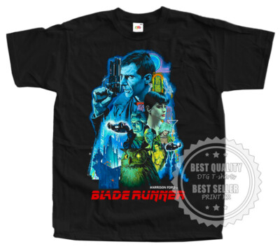 Blade Runner 1982 v20 T SHIRT TEE Movie Poster BLACK all sizes S - 5XL