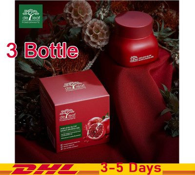 De Leaf Pomegranate Ageless Glow Antioxidants Reduce Wrink Moisturizing Gel Soap
