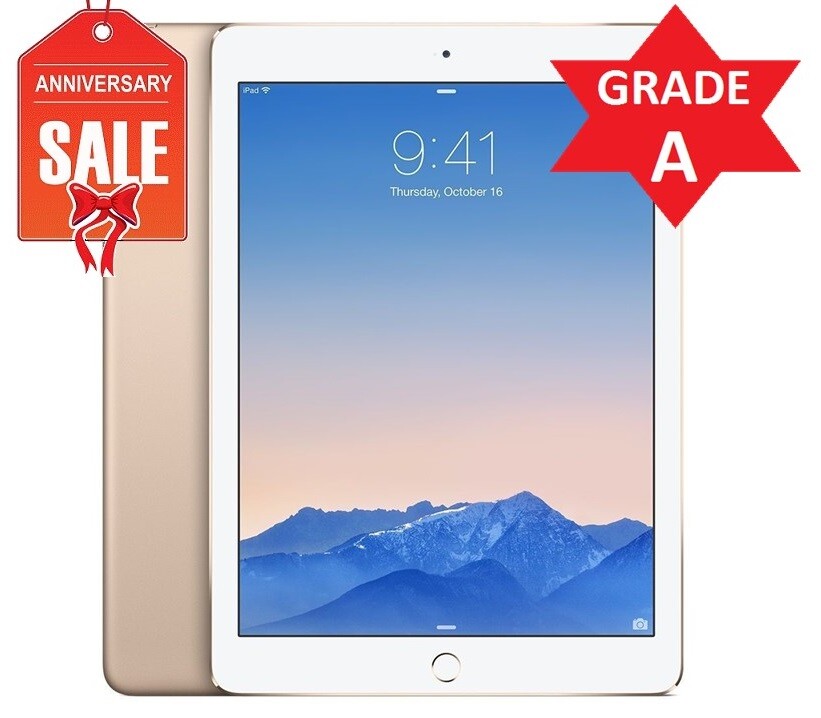 Apple iPad Air 2 - 64GB, Wi-Fi, 9.7in - Gray - Silver - Gold