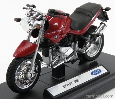 WELLY WE12158-B19660PW SCALA 1/18 BMW R1150R 2006 RED BLACK MODEL