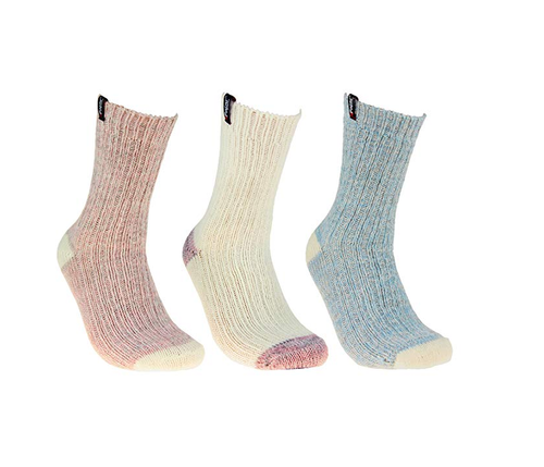 

Женские зимние носки Pajar, 3 пары (розовый / белый / синий), Multicolor