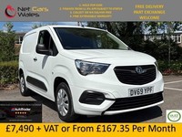 2019 69 VAUXHALL COMBO CARGO 2300 1.5 Turbo D 100ps H1 Sportive Van PLUS VAT 61K