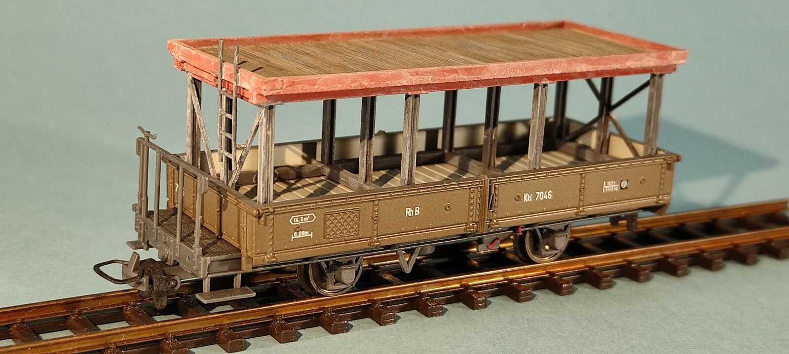 BEMO RhB Schneeräumer 1:87 1/87 H0m RhB Xk 9026 carga de andamio. NO Bemo | eBay