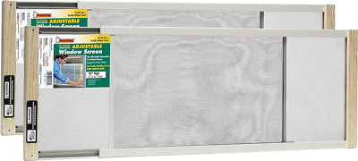 Frost King 2AWS1045 WB Marvin Adjustable Window Screen, 10in High x Fits 25-45in