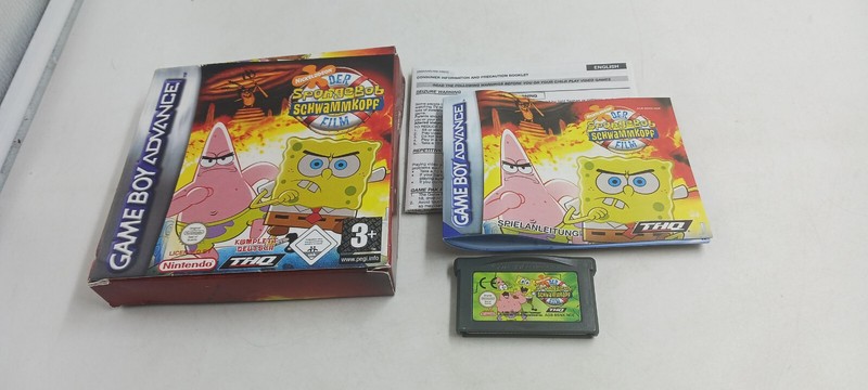 Jeu Nintendo Game Boy Advance Gba Der Spongebob Schwammkopf Film