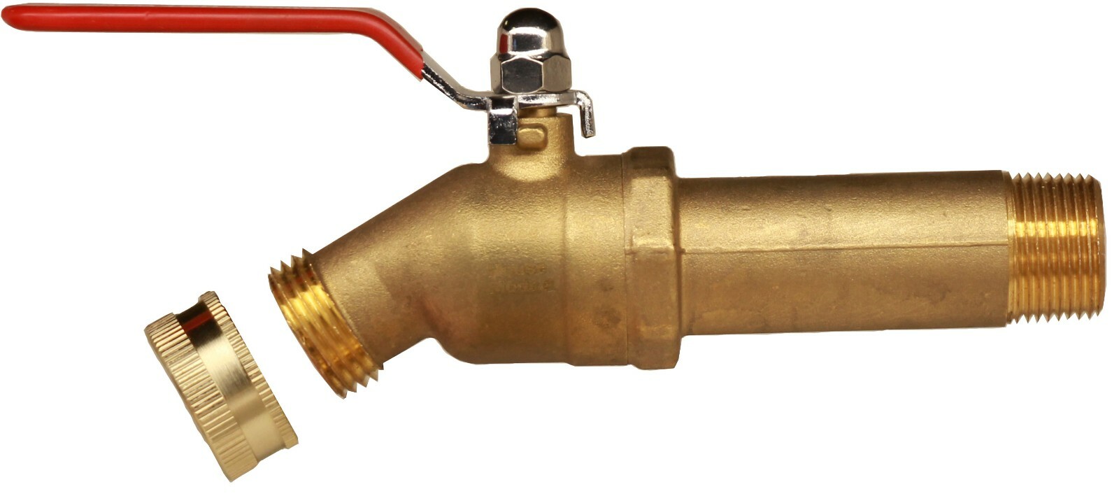 HMP011 Brass 3/4" MIP Water Heater Drain valve(Full Port,3 inch shank House Mods
