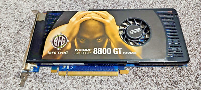 BFG Tech NVIDIA GeForce 8800 GT 512MB GDDR3 Graphics Card BFGR88512GTOCE