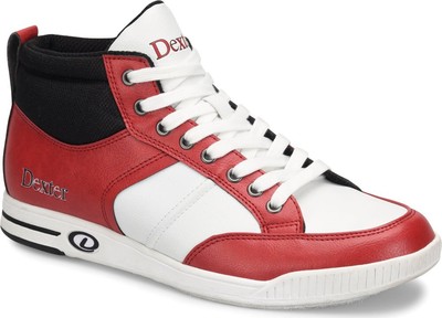 Dexter Men's Dave Hi Top Black/Red/White Bowling Shoes