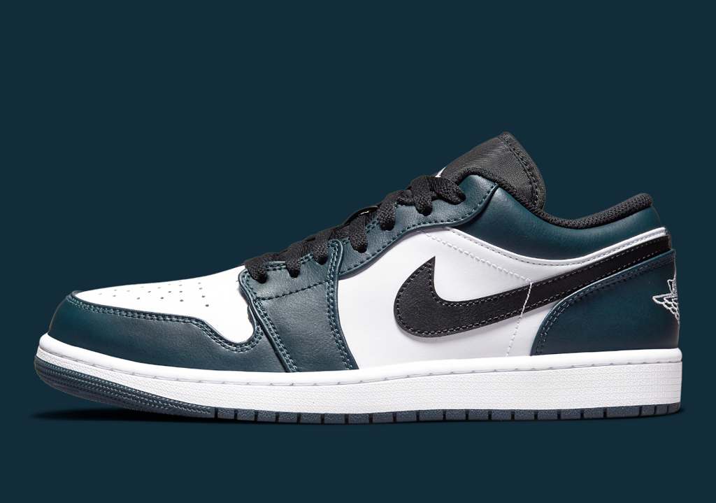 

Мужские кроссовки Nike Air Jordan 1 Low Dark Teal 553558-411 US6-12, Multicolor, Air Jordan 1