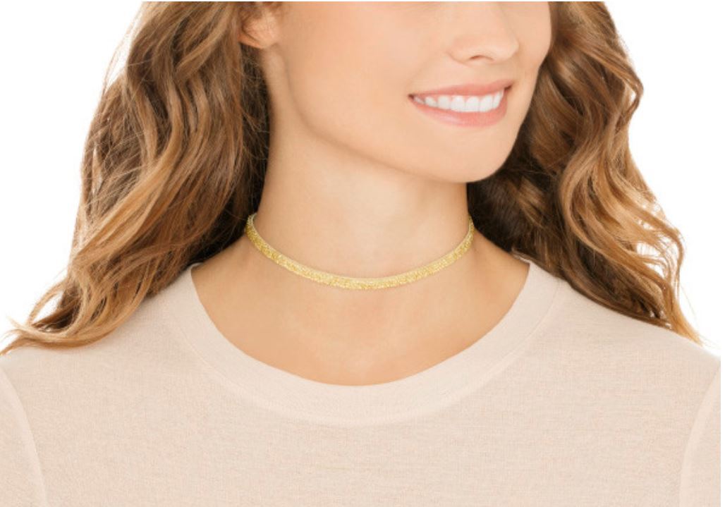 Swarovski Crystaldust Choker Adjustable Bracelet Headband