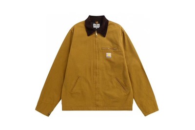 Carhartt Wip Classic Detroit Zipper Jacket Couple's Casual Work Jacket L