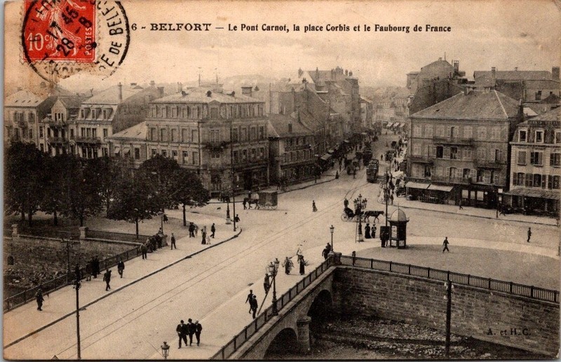 *47354 Cpa Belfort - Le Pont Carnot ....