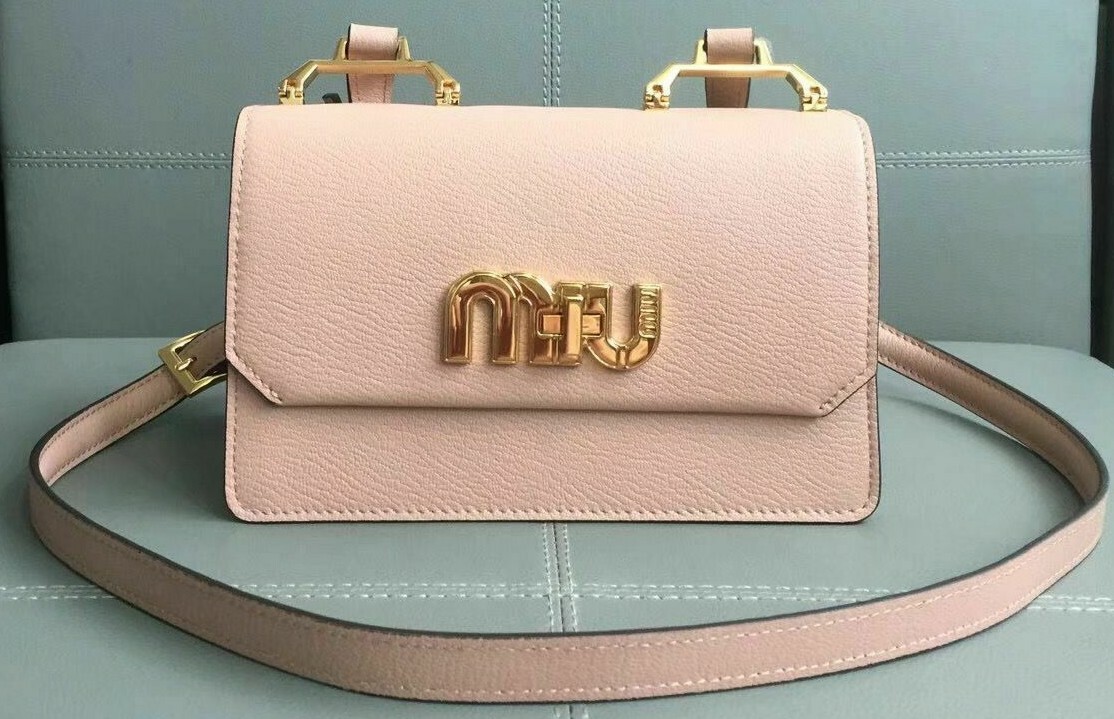☆送料・関税込☆MIUMIU★MADRAS LEATHER CROSSBODY BAG★ Miu Miu Madras Leather Crossbody Bag