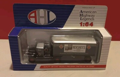 RARE  1996 AHL 1:64 Hershey's Syrup Truck Mack Die-Cast REA/Hartoy NOS Unpunched