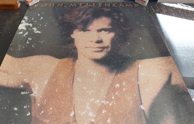 John Cougar Mellencamp Human Wheels  Poster 1993 Promotional Item