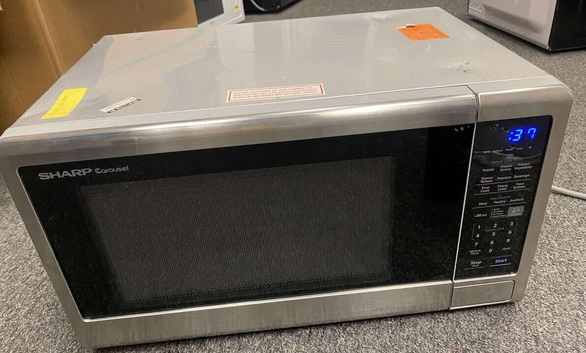 SHARP - スマイリー SHARP CAROUSEL Microwave HEAVILY DENTED, LIGHT SCRATHES