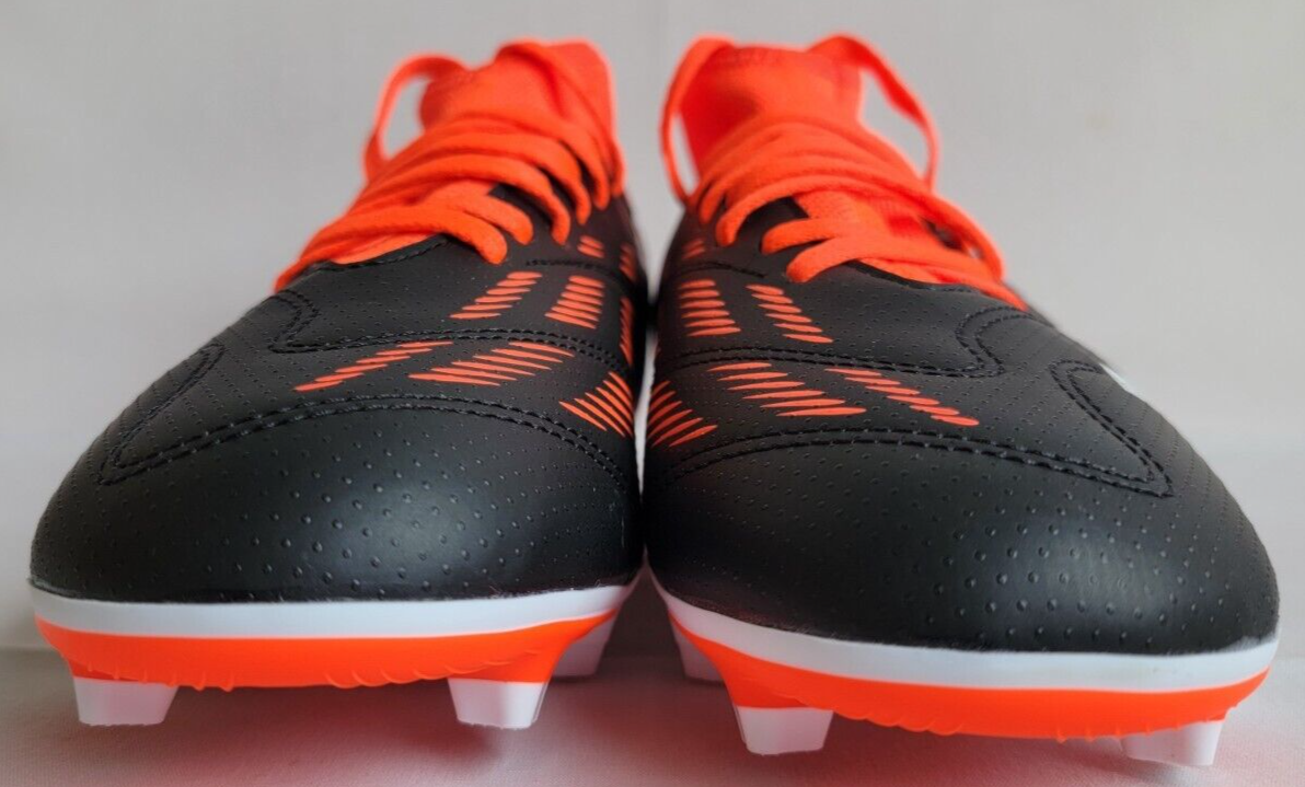 Youth Size 3 Black Red White Adidas Predator Club Sock FG Soccer Cleats IG7742