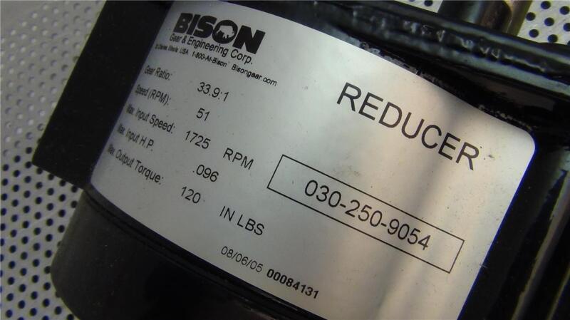 Bison 030-250-9054 Gear Reducer - NEW