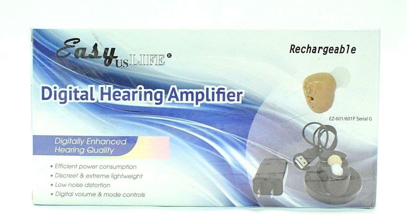 Digital Hearing Ear Amplifier Kit by EASYUSLIFE  Rechargeabl