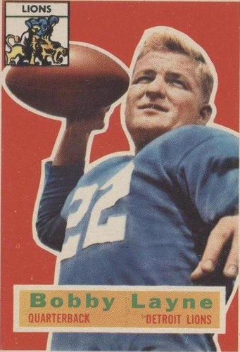1956 Topps Bobby Layne #116