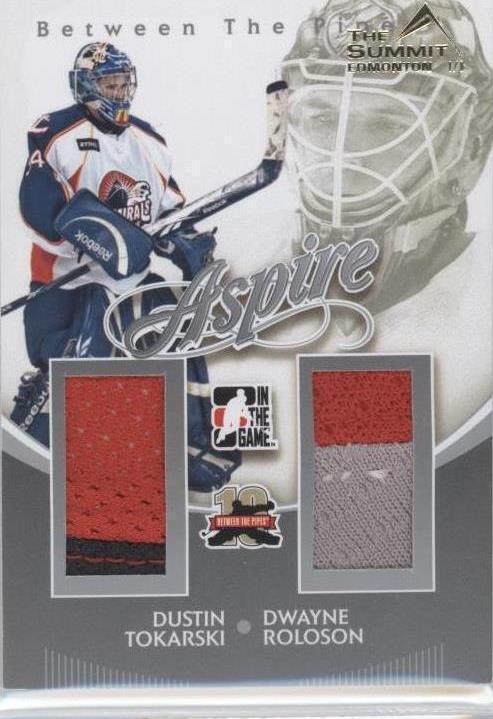 2011-12 In the Game Between the Pipes - Dustin Tokarski Dwayne Roloson #AS-30