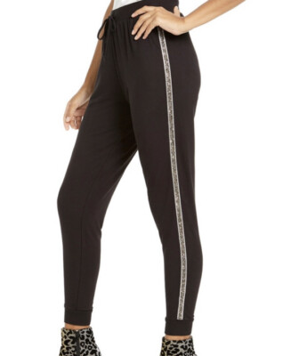Thalia Sodi Embellished Side Stripe Jogger Pants