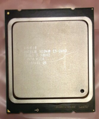 Intel Xeon E5-2643 3.3 GHz 10MB 8GT/s 4 Core SR0L7 LGA2011 B Grade CPU