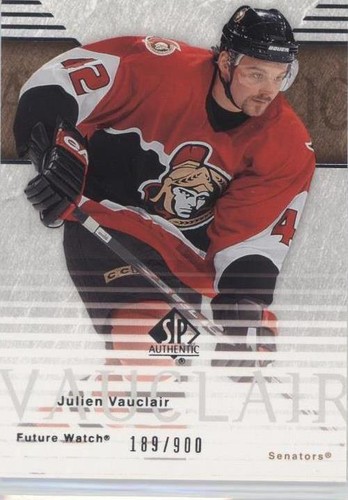 2003-04 SP Authentic - Julien Vauclair #123