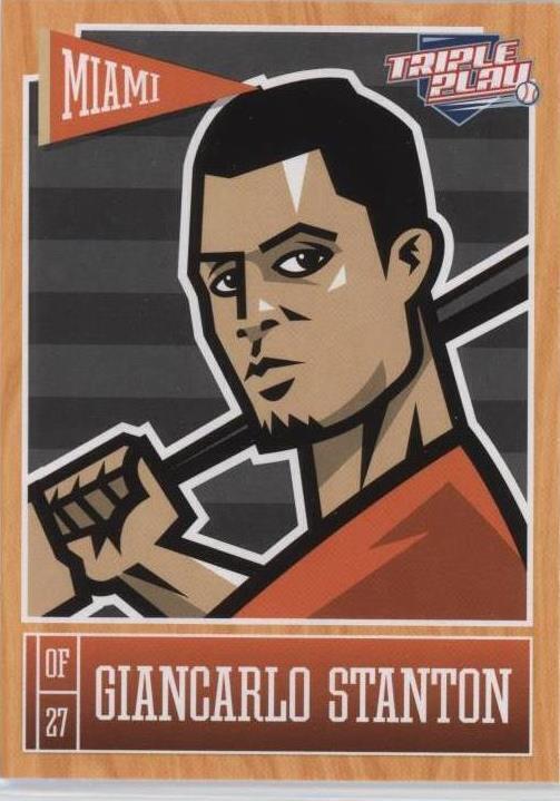 Panini Triple Play 2013 - Giancarlo Stanton #44